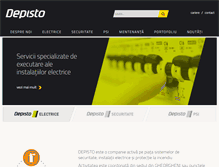 Tablet Screenshot of depisto.ro